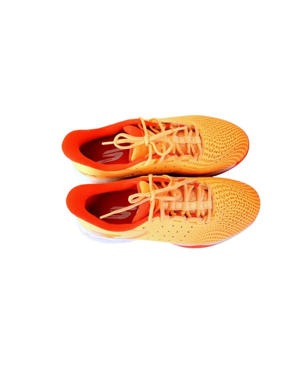 Skechers Women's Viper Court Pickle Ball Shoes Orange Sports Size 10 - Picture 7 of 8